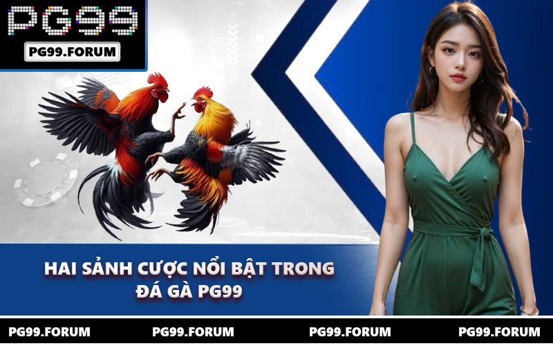 Hai sảnh cược nổi bật trong đá gà PG99